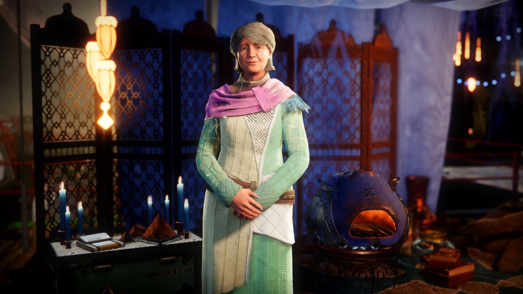 Eva Levante returns to the Tower for the Dawning 2021 event in Destiny 2,